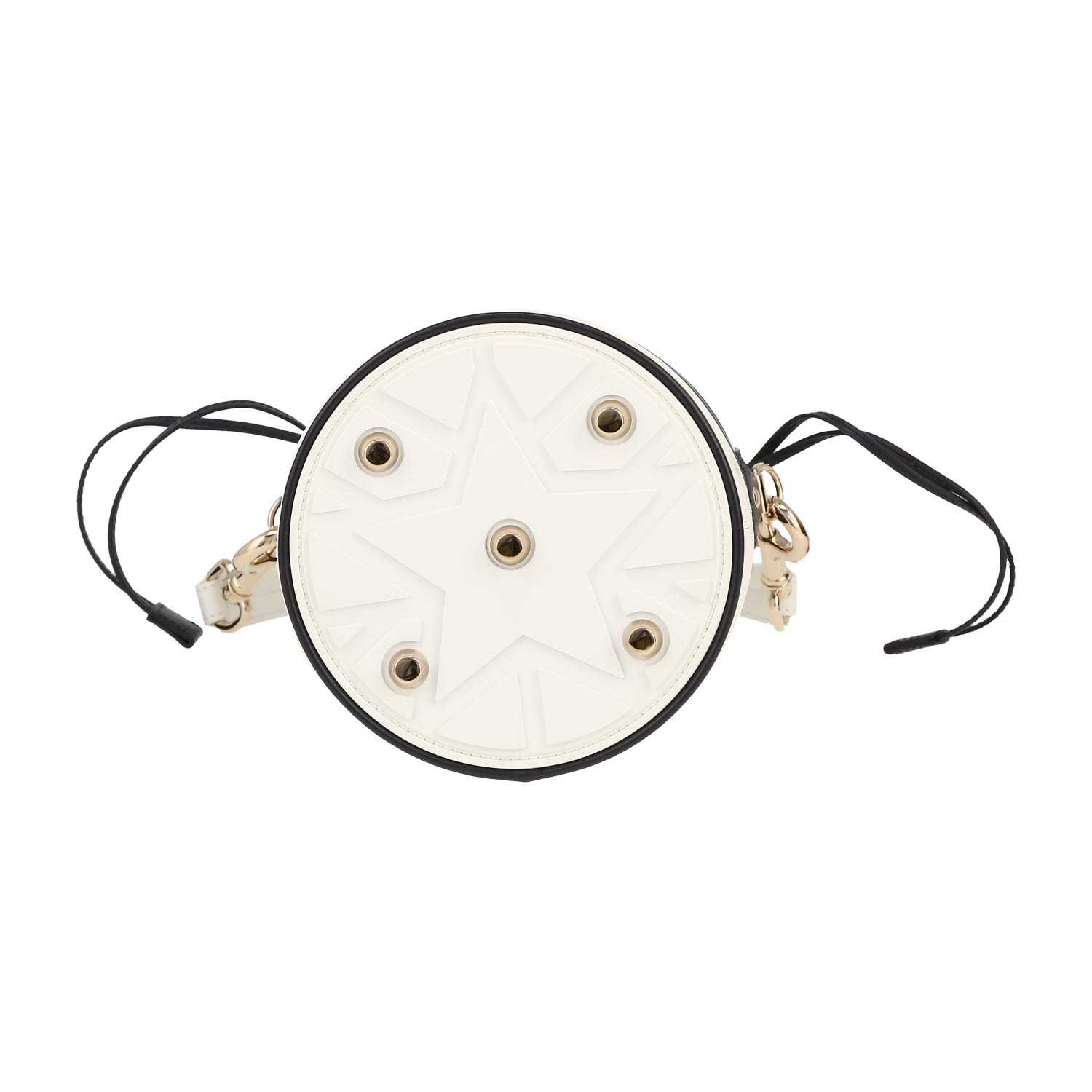 Dior  Vibe Hobo shoulder bag  in white and navy blue leather - Detail D1