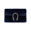 Borsa a tracolla Gucci  Dionysus in velluto blu e pelle blu - 360 thumbnail