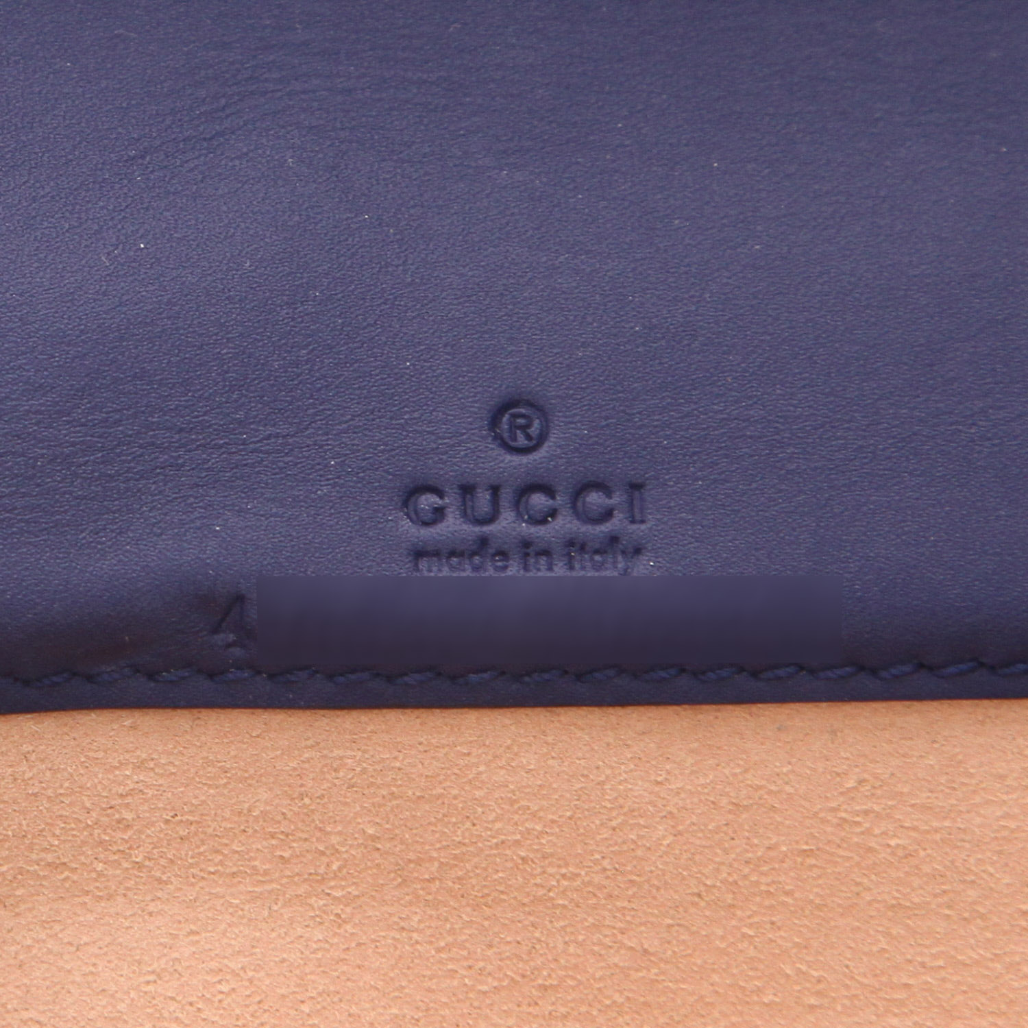 Borsa a tracolla Gucci  Dionysus in velluto blu e pelle blu - Detail D2