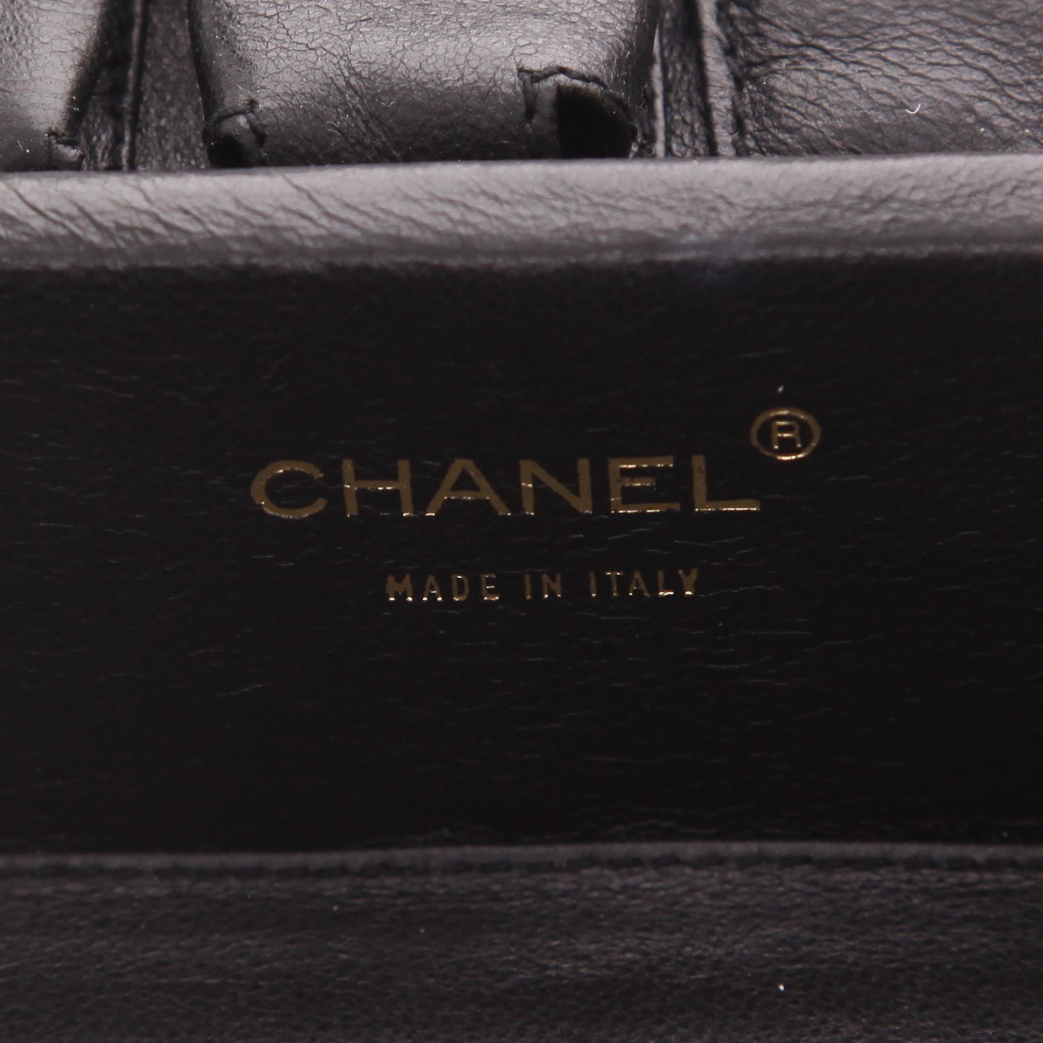 Beauty Chanel  Vanity in pelle trapuntata nera - Detail D2