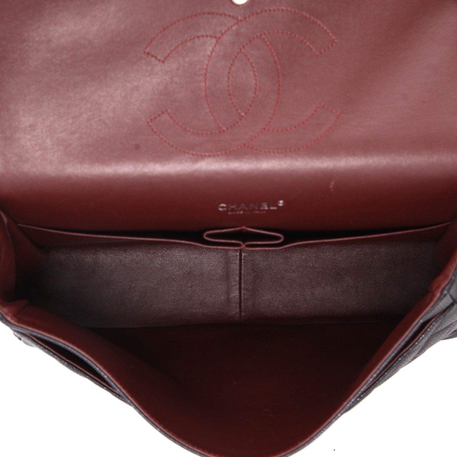 Borsa Chanel  Timeless Maxi Jumbo in pelle martellata e trapuntata nera - Detail D3