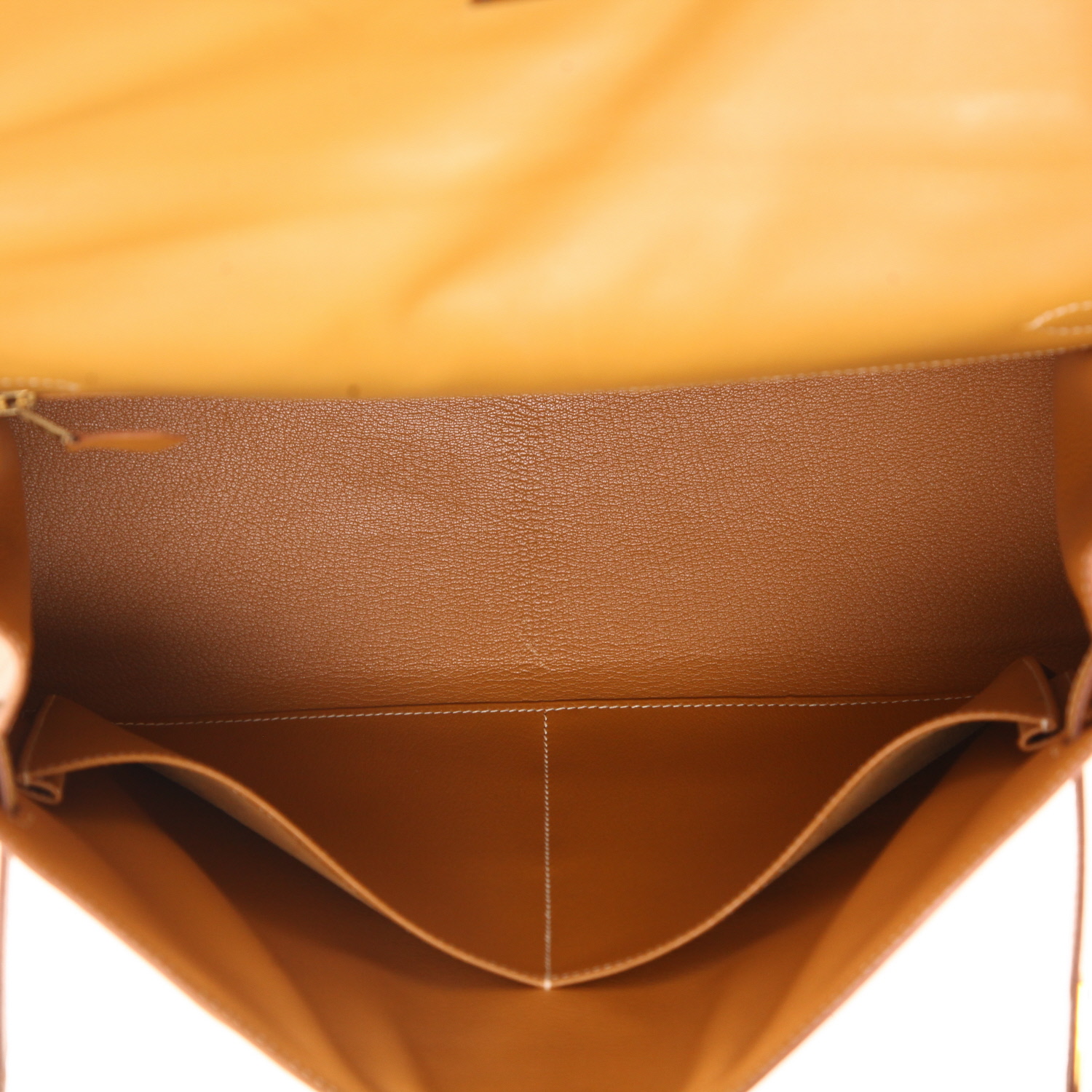 Sac à main Hermès  Kelly 35 cm en cuir naturel - Detail D3