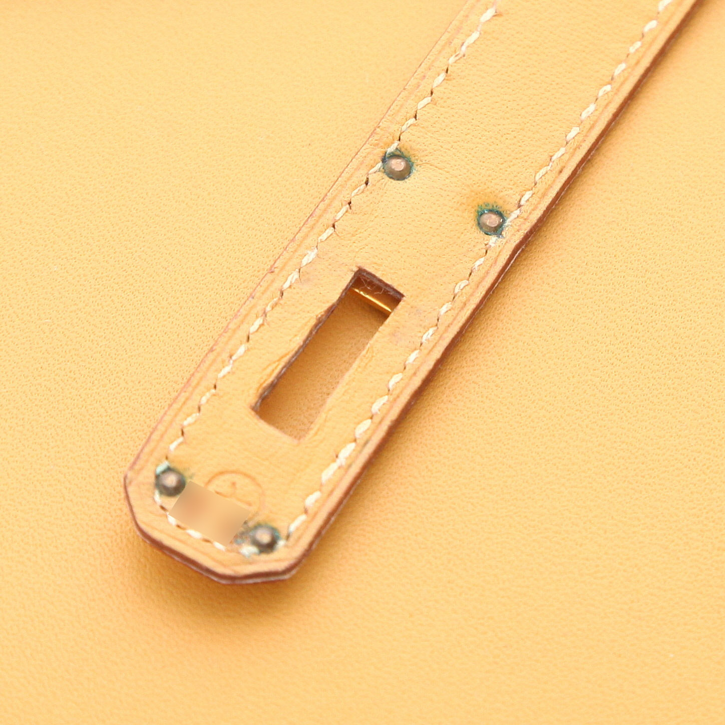 Hermès  Kelly 35 cm handbag  natural leather - Detail D4