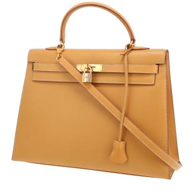 Borsa Hermès  Kelly 35 cm in pelle naturale