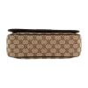 Gucci  Messenger shoulder bag  in beige logo canvas  and brown leather - Detail D1 thumbnail