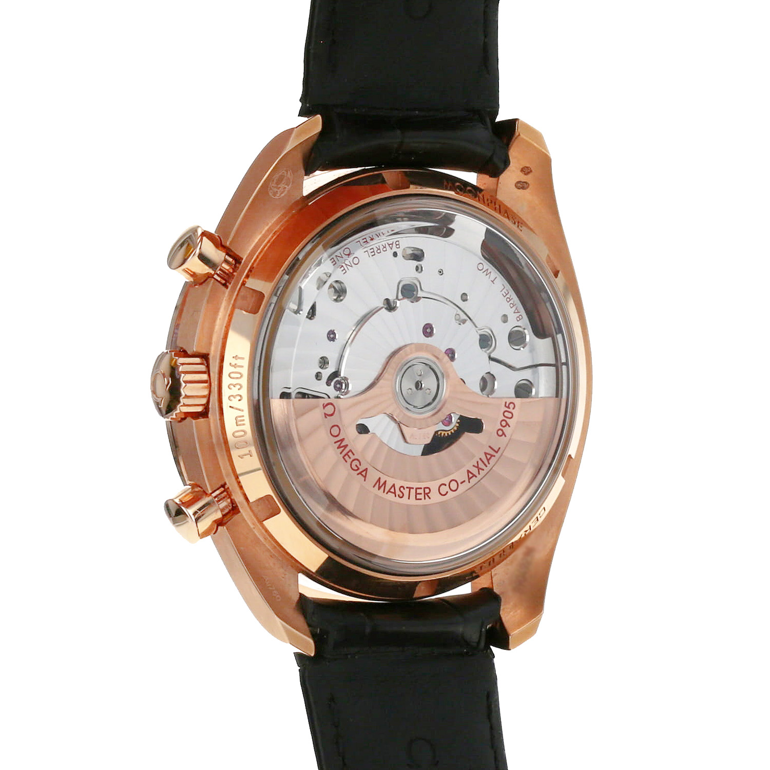 Reloj Omega Speedmaster Moonphase de oro rosa Ref: Omega - 304.63.44.52.01.001  Circa 2020 - Detail D3