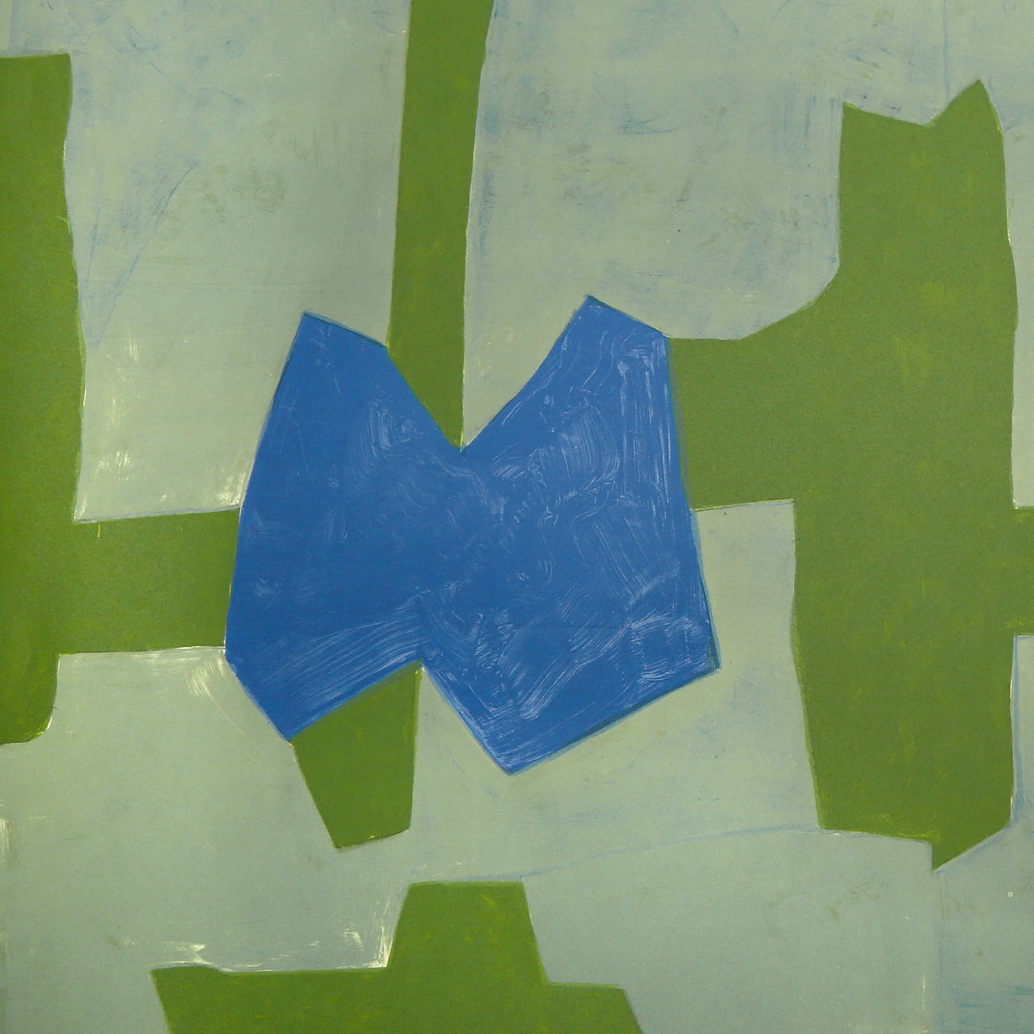 Composition bleue et verte - 1969 - Detail D2
