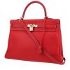 Bolso de mano Hermès  Kelly 35 cm en cuero epsom rojo - 00pp thumbnail