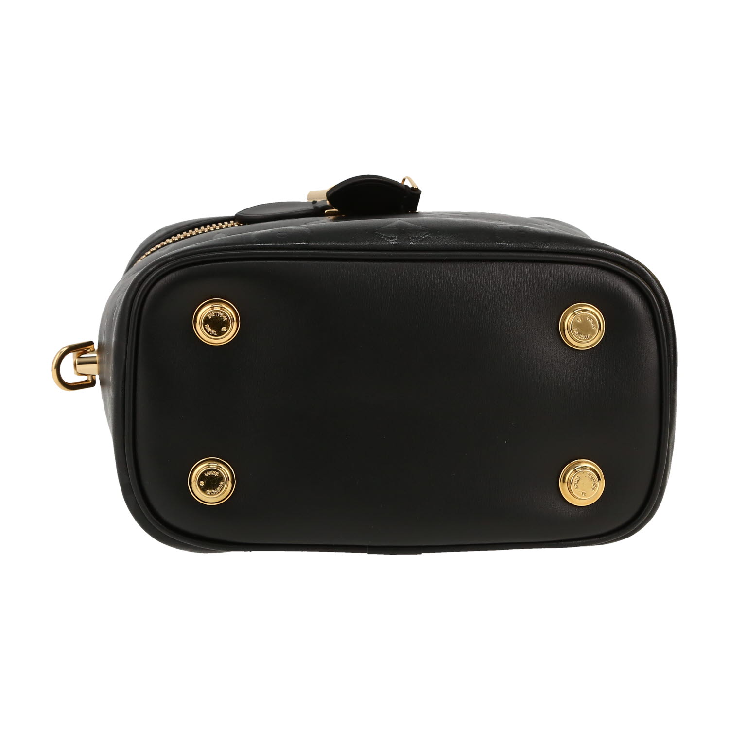Vanity Louis Vuitton  Vanity en cuero Monogram negro - Detail D1