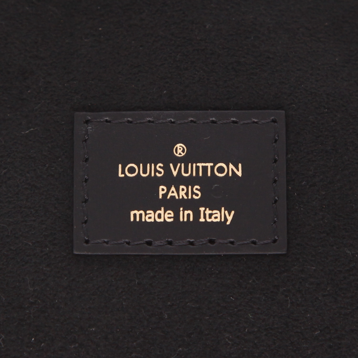 Vanity Louis Vuitton  Vanity en cuero Monogram negro - Detail D2