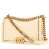 Bolso de mano Chanel   en cuero acolchado color crema - 00pp thumbnail