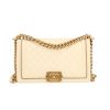 Chanel   handbag  in cream color quilted leather - 360 thumbnail