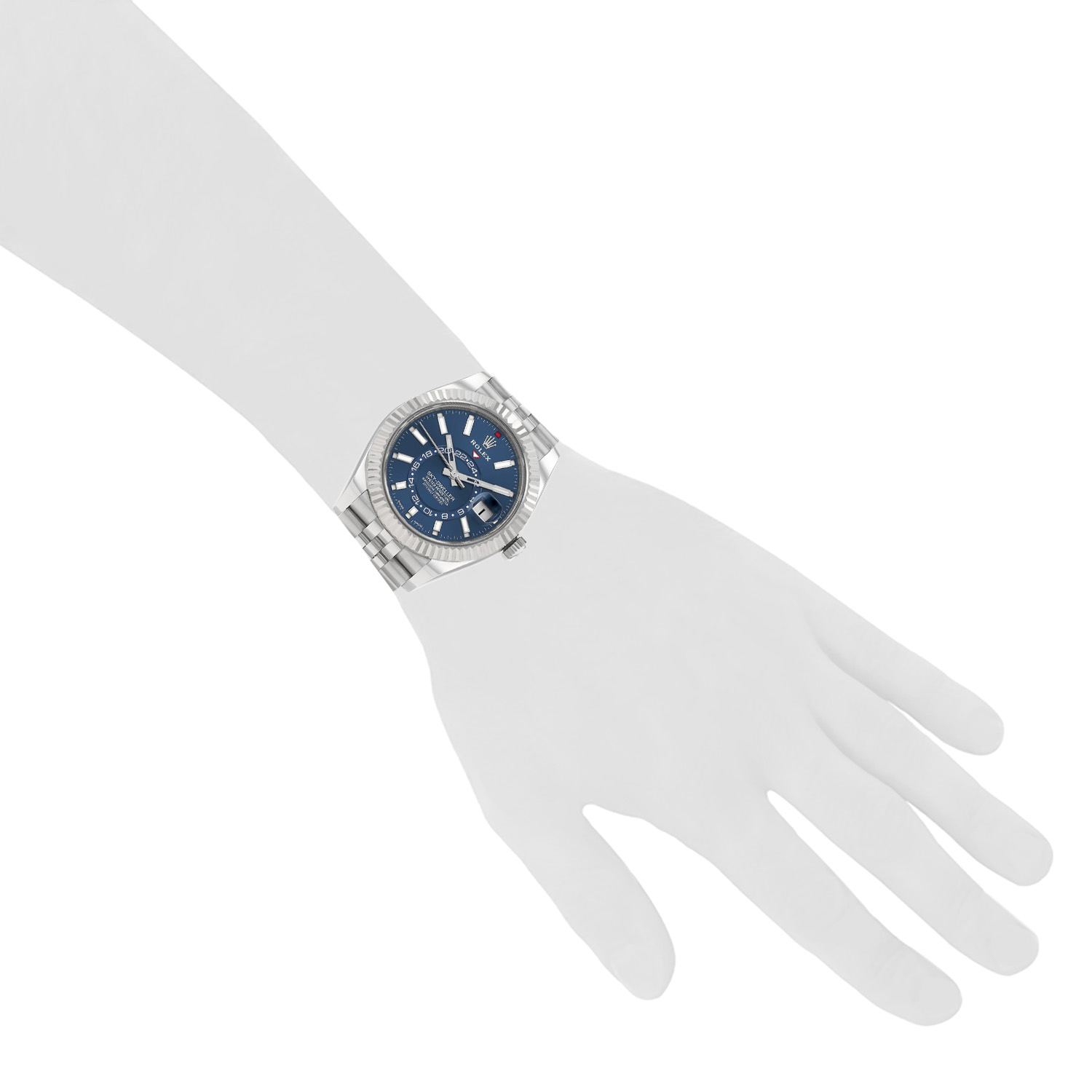 Rolex Sky Dweller  in gold and stainless steel Ref: Rolex - 326934  Circa 2022 - Detail D1