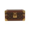 Louis Vuitton   small model  trunk  monogram canvas  and lozine (vulcanised fibre) - 360 thumbnail