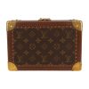 Louis Vuitton   small model  trunk  monogram canvas  and lozine (vulcanised fibre) - Detail D1 thumbnail