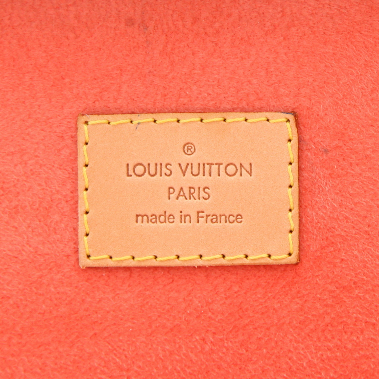 Bauletto Louis Vuitton   modello piccolo  in tela monogram cerata e losine - Detail D2