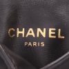 Chanel  Vintage super mini  handbag  in black canvas - Detail D2 thumbnail