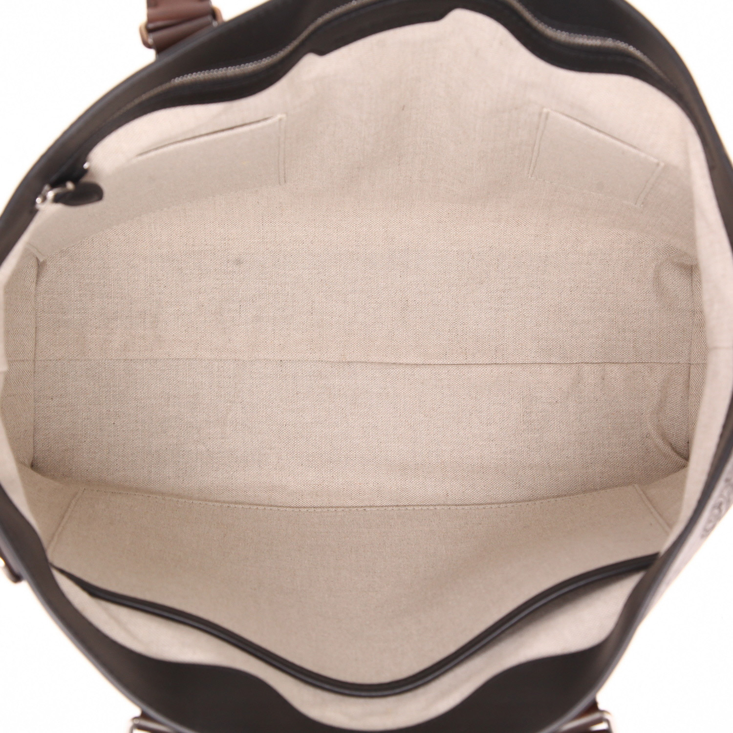 Berluti  Toujours shopping bag  in brown leather - Detail D3