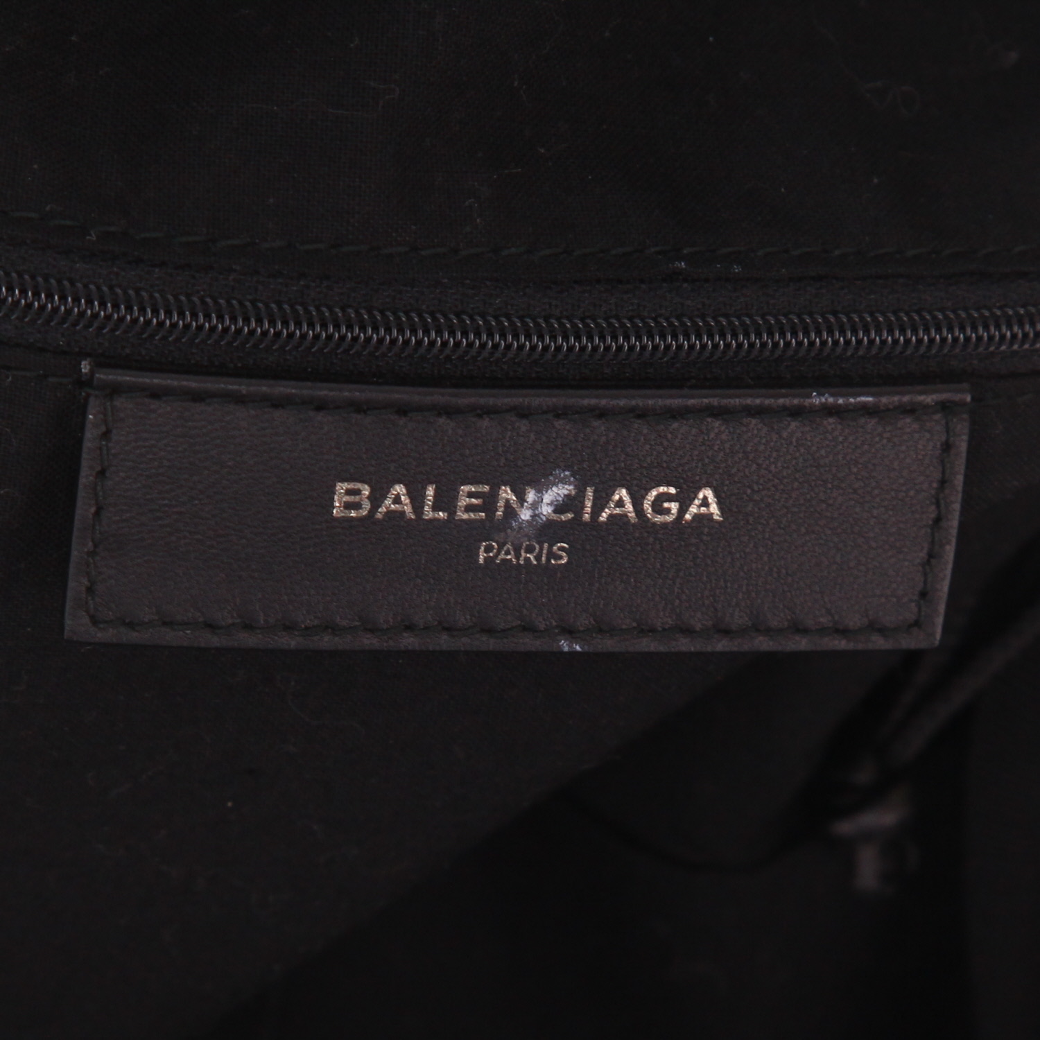 Sac à dos Balenciaga   en toile noire - Detail D2
