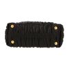 Prada  Plissé shoulder bag  in black quilted leather - Detail D1 thumbnail