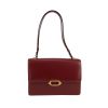 Sac porté épaule Hermès  Fonsbelle en cuir box bordeaux - 360 thumbnail