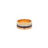 Boucheron Quatre Classique large model ring in 3 golds, diamonds and PVD - 360 thumbnail