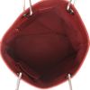 Shopping bag Gucci   in tela siglata beige e pelle rossa - Detail D3 thumbnail