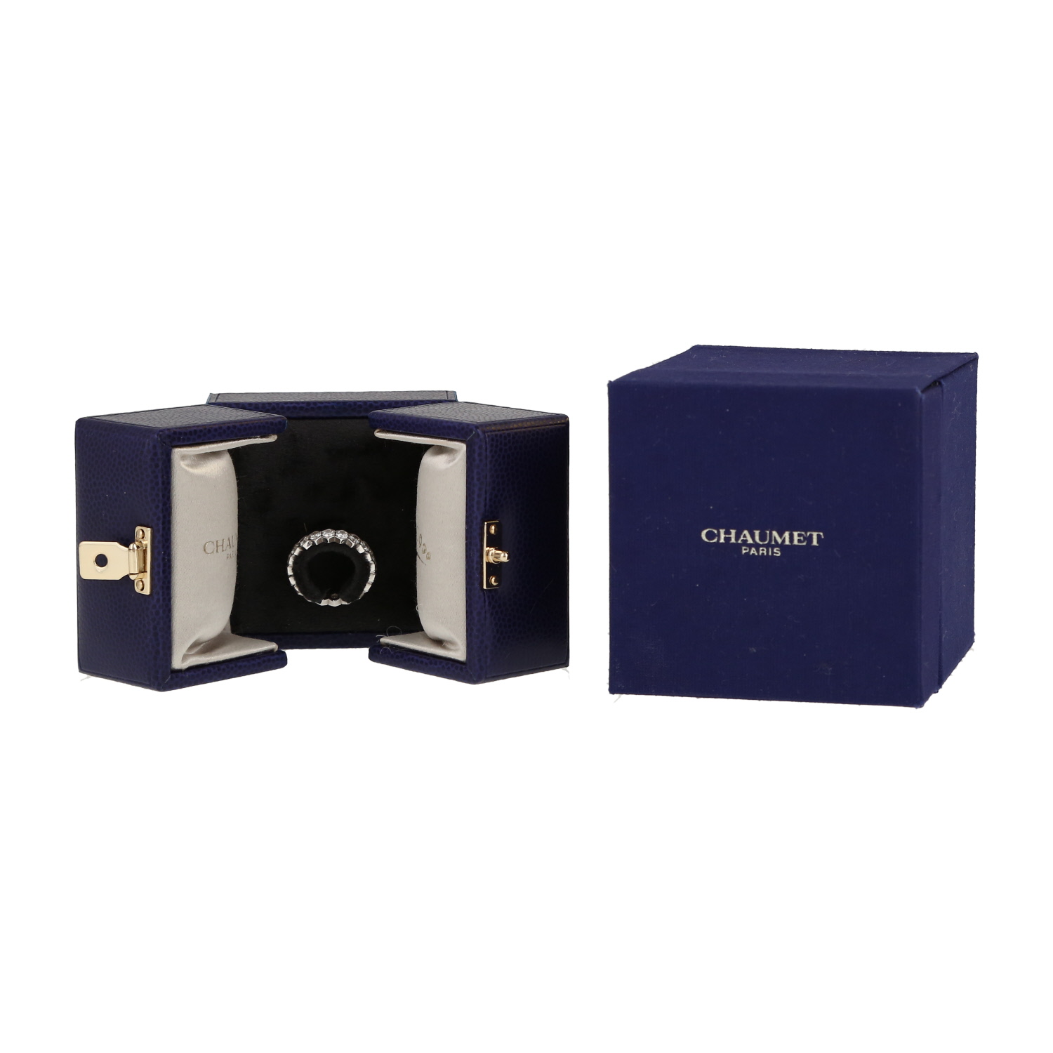 Chaumet Bee my Love large model ring in white gold and diamonds - Detail D2