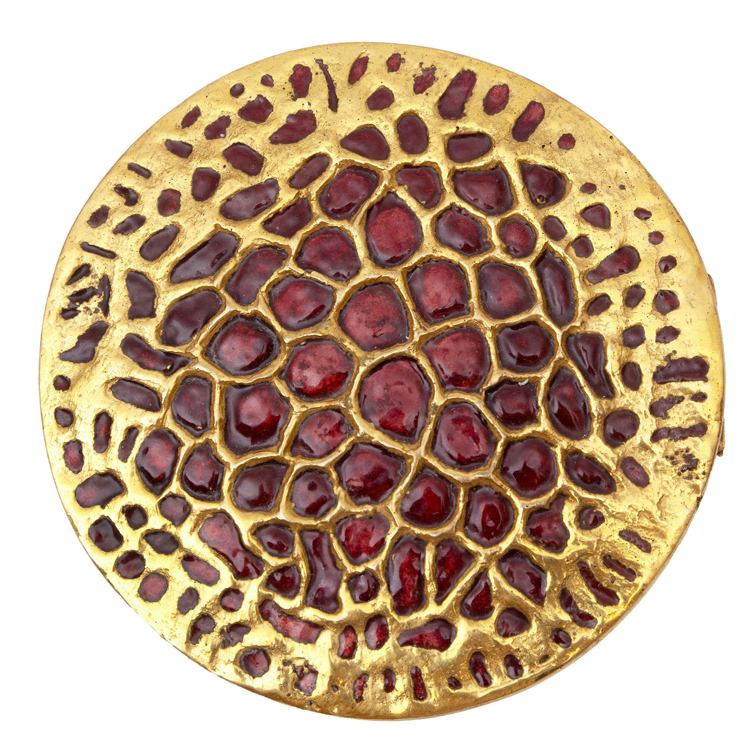 Poudrier 'Cailloutis' - le modèle créé vers 1945/47 - Detail D3