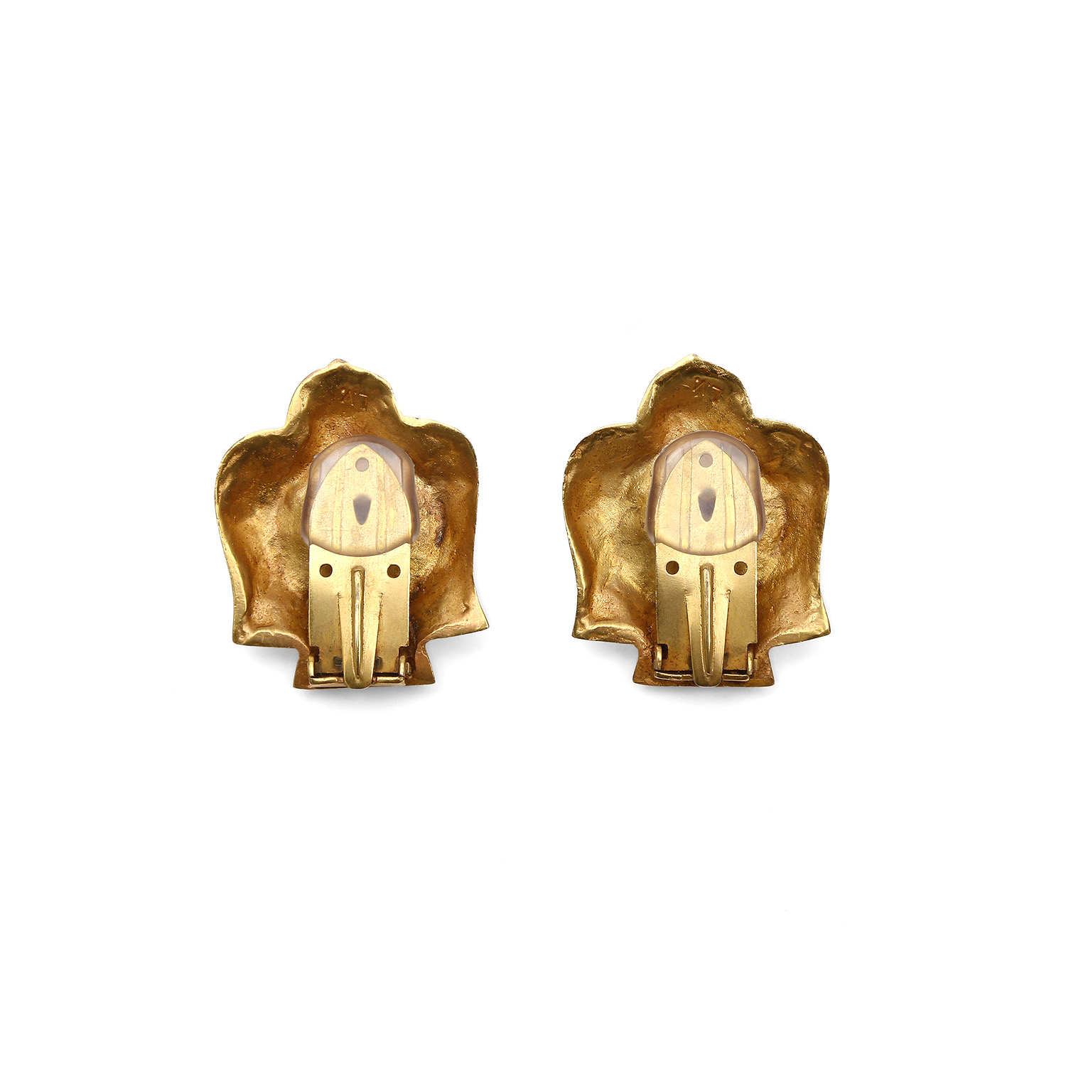Line Vautrin (1913-1997), Pair of earrings 'La colombe de la pleine lune' - circa 1950 - Detail D2