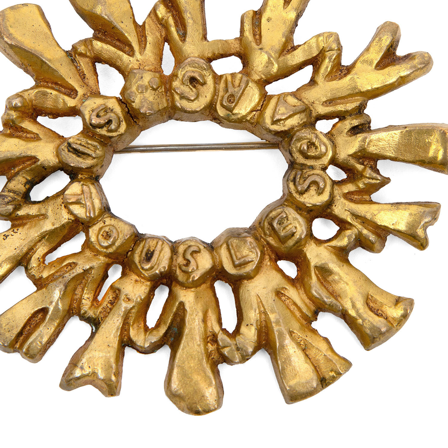 Line Vautrin (1913-1997), Broche 'Si tous les gars du monde...' - modèle créé vers 1940/45 - Detail D2