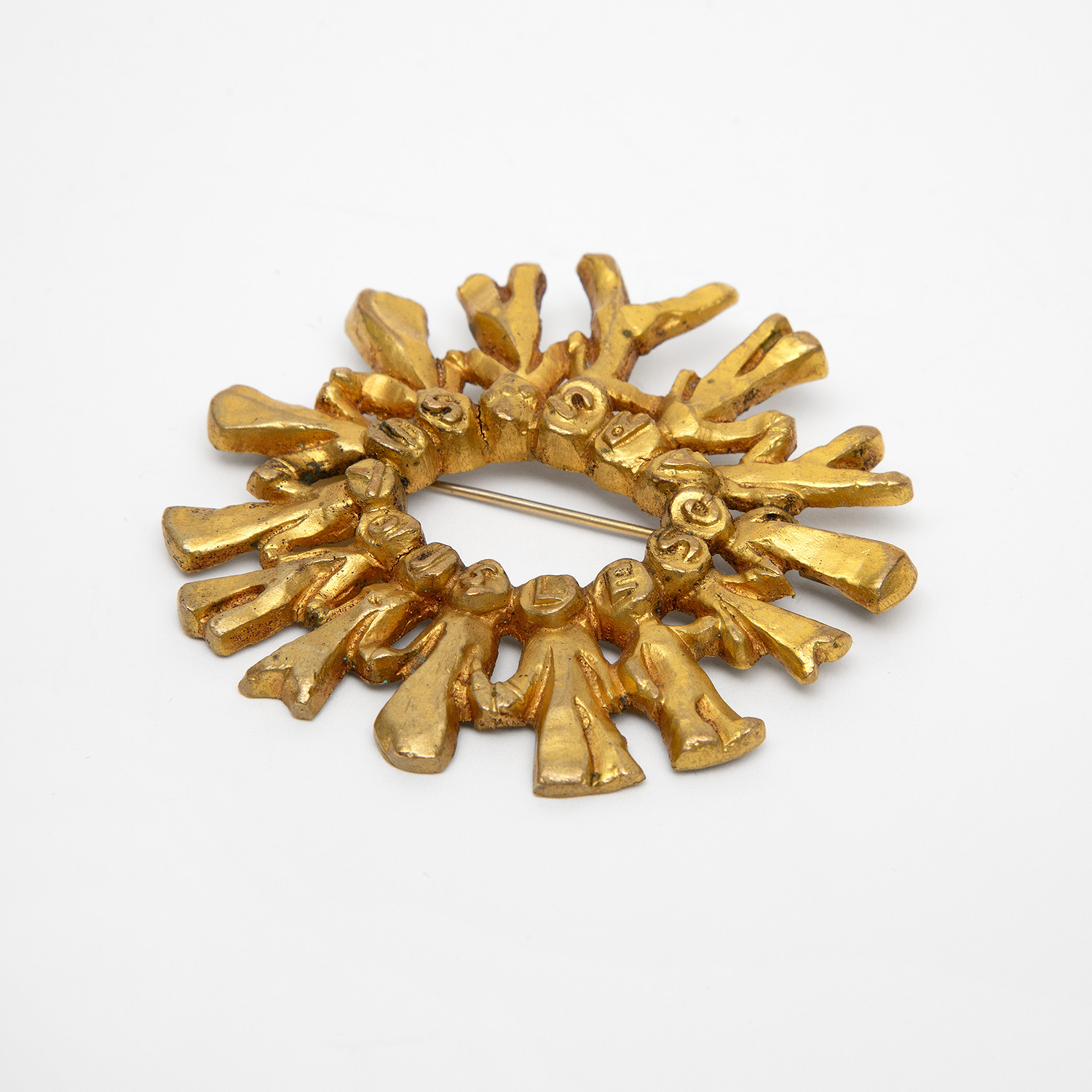 Line Vautrin (1913-1997), Broche 'Si tous les gars du monde...' - modèle créé vers 1940/45 - Detail D4