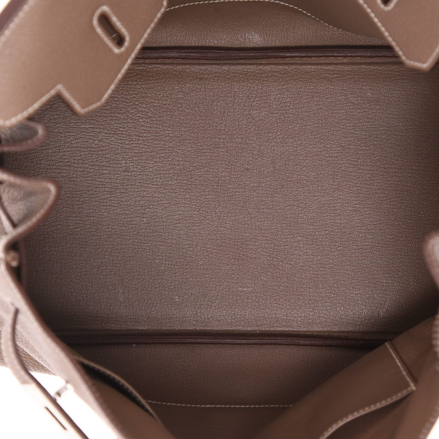 Hermès  Birkin 35 cm handbag  in etoupe togo leather - Detail D3