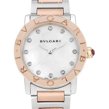 Montre Bulgari Solotempo en or et acier Ref: Bulgari - BBLP33SG  Vers 2010