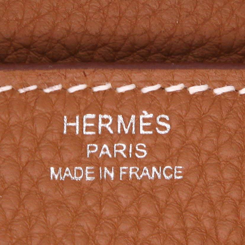 Borsa Hermès  Birkin 25 cm in pelle togo gold - Detail D2
