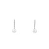 Paire de boucles d'oreilles Mikimoto  en or blanc, perles de culture Akoya et diamants - 360 thumbnail