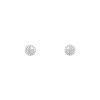 Paire de boucles d'oreilles Messika Joy petit modèle en or blanc et diamants - 00pp thumbnail