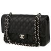Sac à main Chanel  Timeless Classic en cuir grainé matelassé noir - 00pp thumbnail