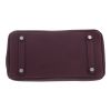 Hermès  Birkin 25 cm handbag  in purple Cassis togo leather - Detail D1 thumbnail