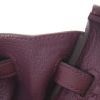 Bolso de mano Hermès  Birkin 25 cm en cuero togo violeta Cassis - Detail D4 thumbnail