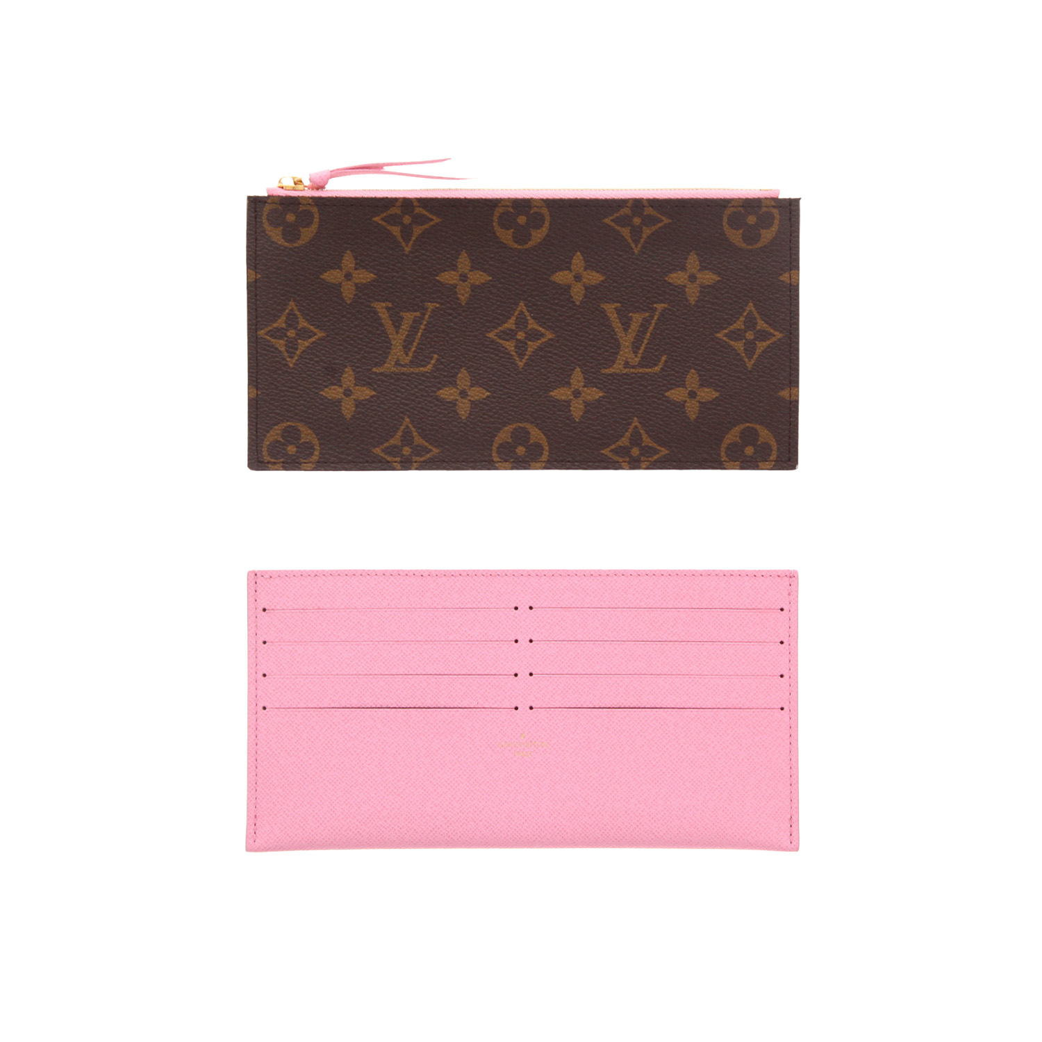 Sac bandoulière Louis Vuitton  Félicie en toile monogram marron - Detail D4