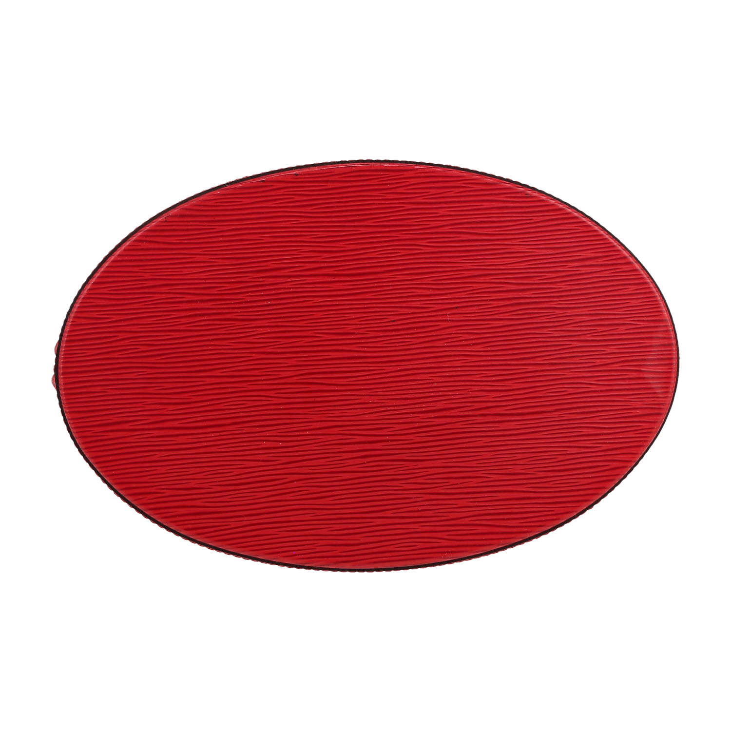 Louis Vuitton  Cluny handbag  in red epi leather - Detail D1