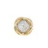 David Yurman  ring in yellow gold and diamonds - 360 thumbnail