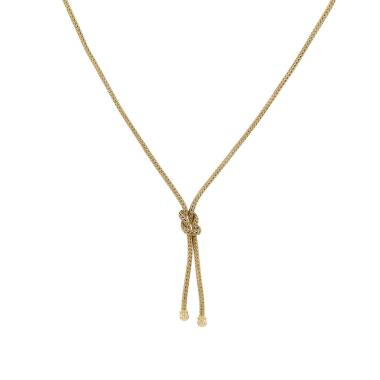 Collana Zolotas Snake Lace in oro giallo