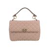 Borsa a tracolla Valentino Garavani  Rockstud Spike in pelle rosa - 360 thumbnail