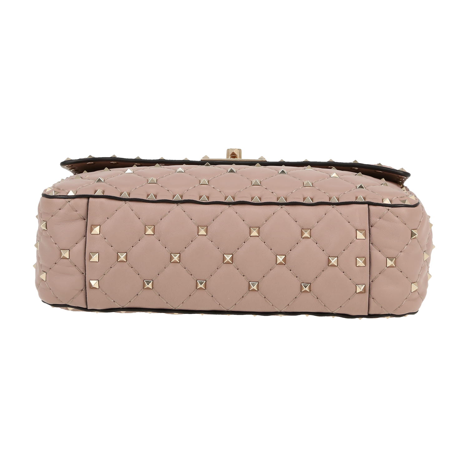 Borsa a tracolla Valentino Garavani  Rockstud Spike in pelle rosa - Detail D1