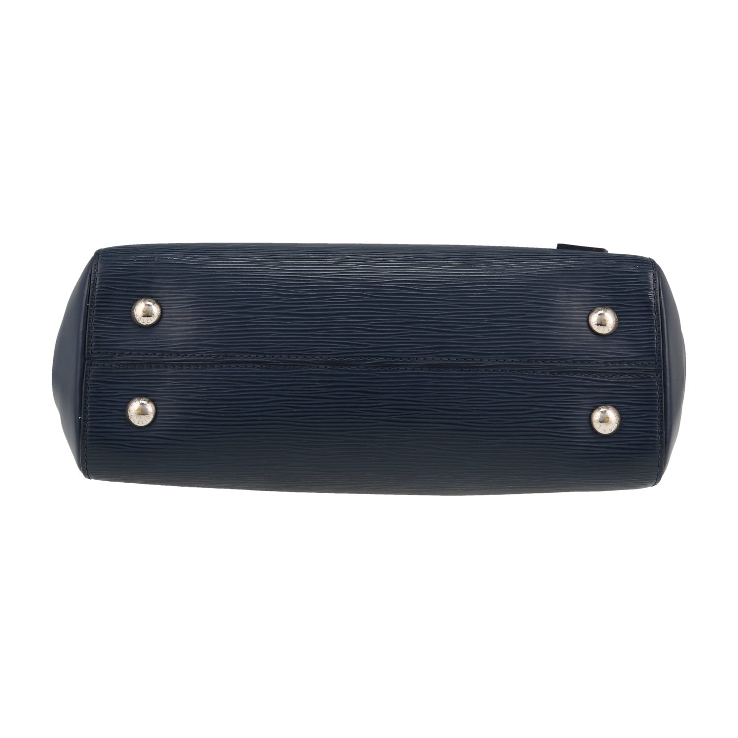 Louis Vuitton  Cluny handbag  in blue epi leather - Detail D1