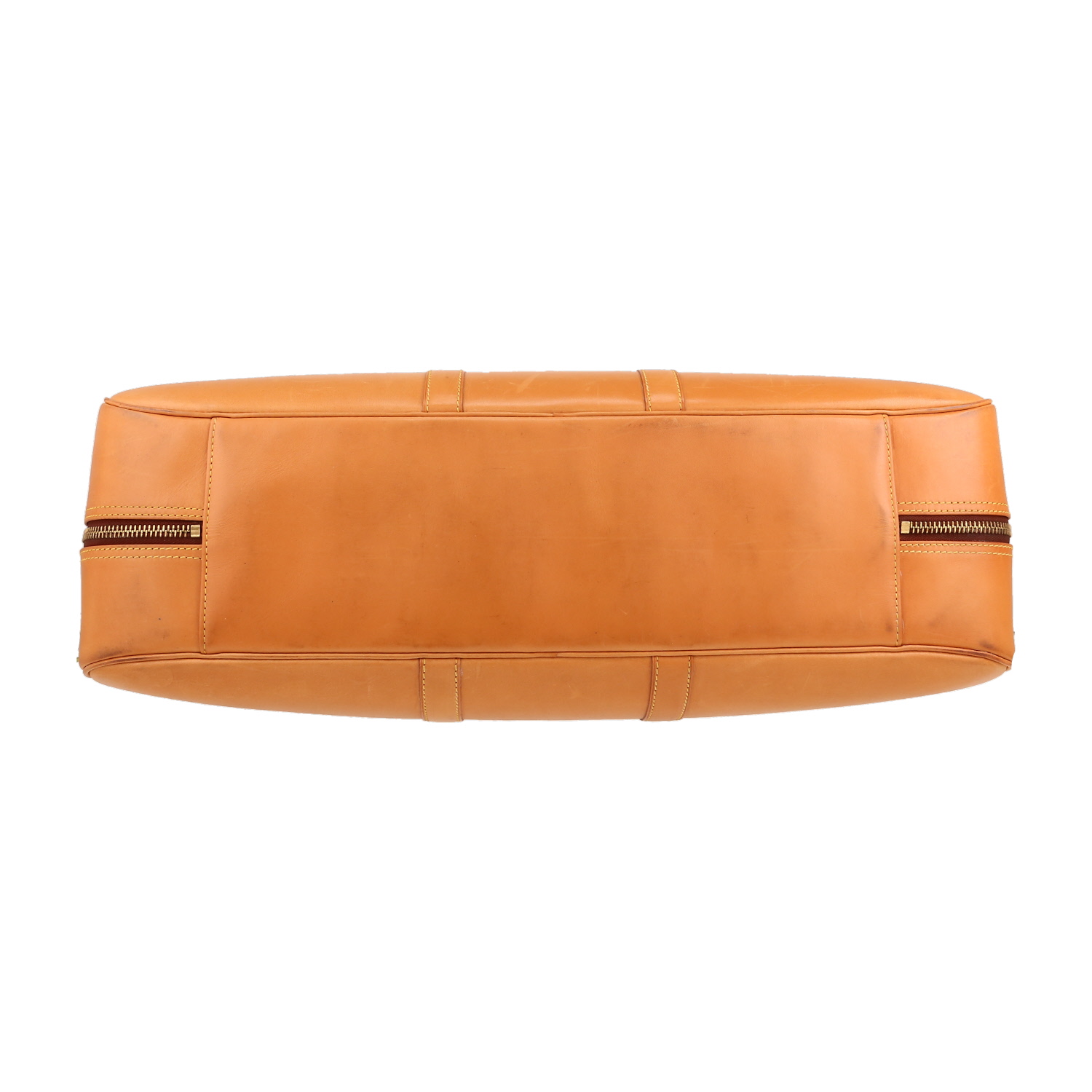 Bolsa de viaje Louis Vuitton Kendall en cuero natural - Detail D4