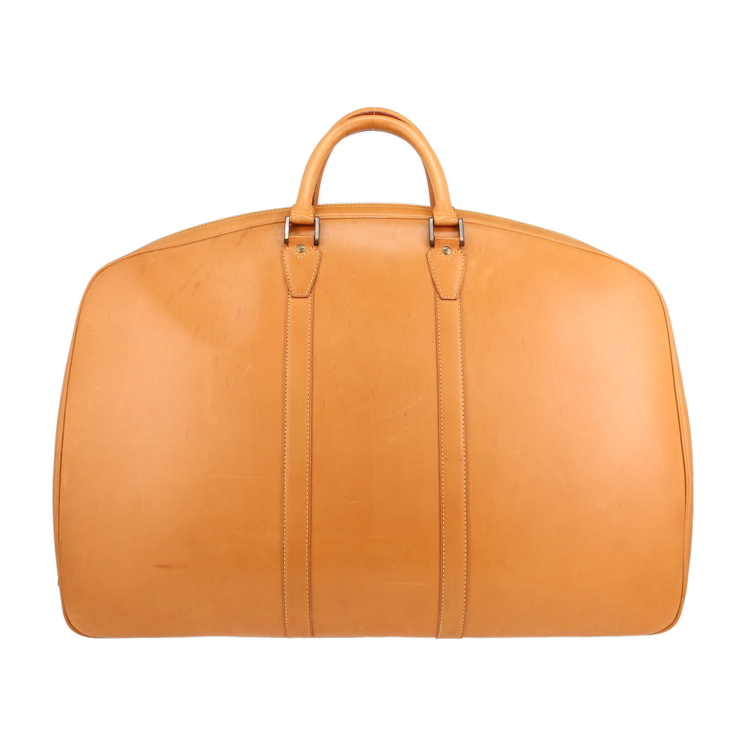 Bolsa de viaje Louis Vuitton Kendall en cuero natural - Detail D5