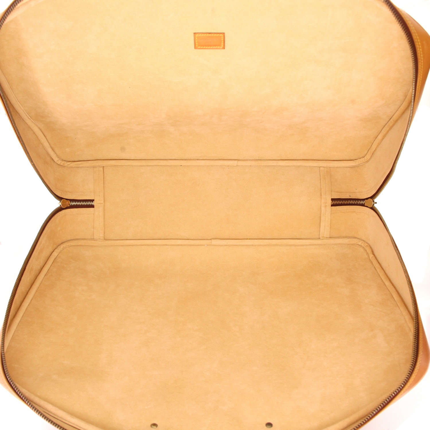 Bolsa de viaje Louis Vuitton Kendall en cuero natural - Detail D7